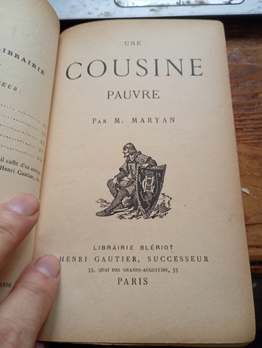 Une cousine pauvre maryan - une,