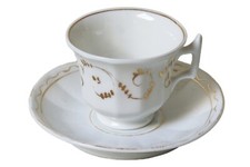 TAZZINA DA COLLEZIONE CON MOTIVI ORO ZECCHINO