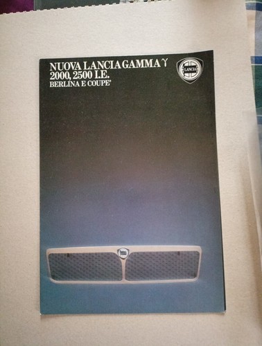 Brochure depliant lancia gamma - depliant,