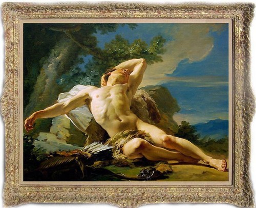 Antico dipinto olio tela - antico,