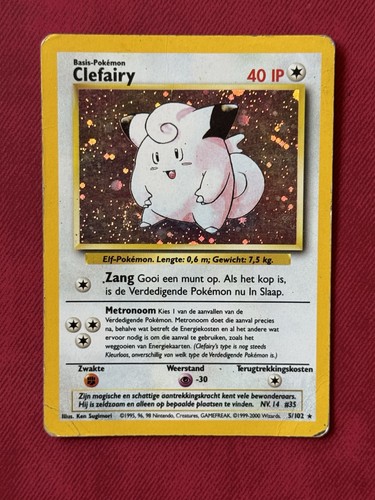 Clefairy base set - clefairy,