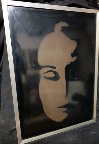 Quadro lastra acciaio anni - su,