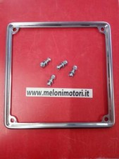 CORNICE TARGA FERRO CROMATA