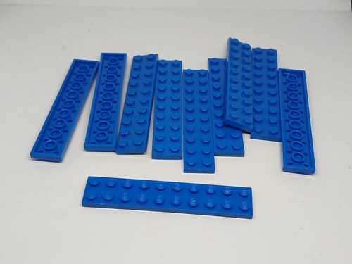 Lego 10x targhetta 2x10 - targhetta,