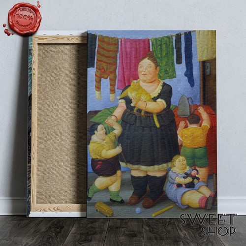 Botero riproduzione vedova - riproduzione,