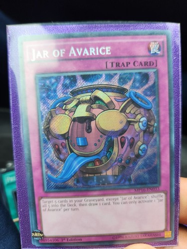 Tcg jar of avarice - jar,