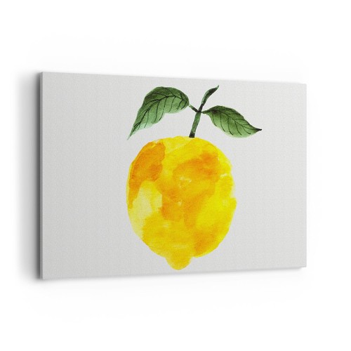 Quadro tela 100x70cm limone - tela,