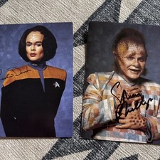 Star trek preprinted cast card - cast,