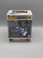 Funko Pop! One Piece Brook with Shark #141 NYCC 2025 LE Exclusive Con Sticker