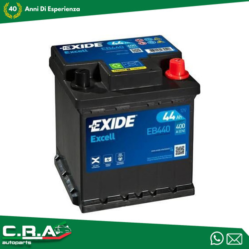 Exide eb440 batteria auto - batteria, 44ah