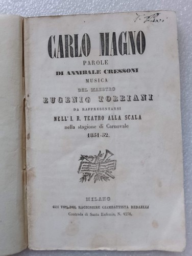 Opera torriani eugenio - torriani,