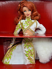 BK~ BAMBOLA BARBIE NUOVA CON SCATOLA 2001 RADIANT REDHEAD BOB MACKIE RED CARPET COLLEZIONE 55501