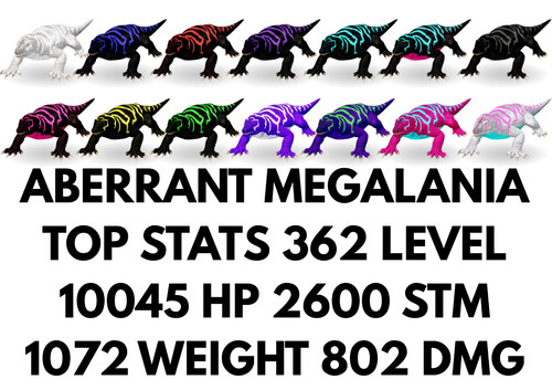 Aberrant megalania top - top, stats