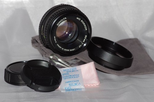 Objectif 50mm minolta md - f1,7,