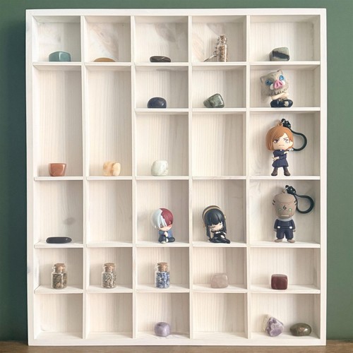 White wall display shelf - display,