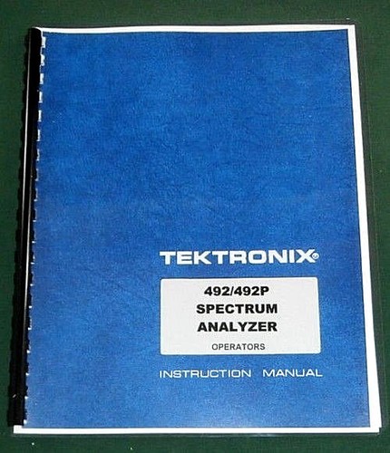 Tektronix 492 492p manuale - /,