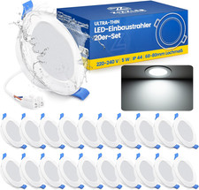 20 Faretti LED Da Incasso per