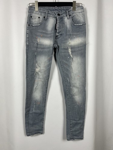 Jeans dsquared2 tidy biker - biker, blu