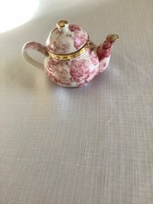 Rose Toile Mini Hinged Teapot