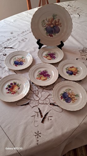 Piatti servizio frutta dolce - piatti,
