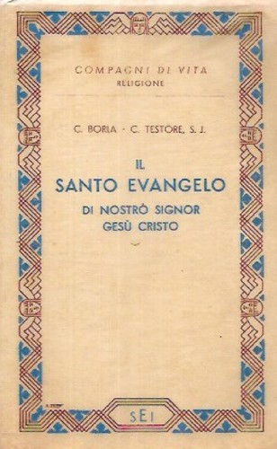 Santo evangelo nostro signor - santo,