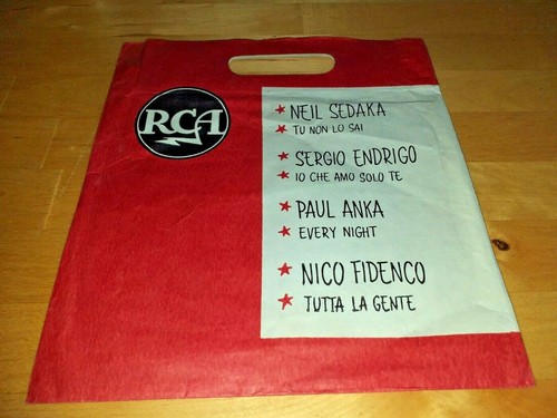 Borsa sacchetto rca promo 1962 - borsa,
