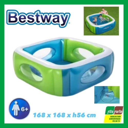 Piscina gonfiabile quadrata - piscina,
