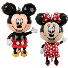 2 coppia Palloncini TOPOLIN E MINNIE GRANDI in foil aria o elio vendita 114x65CM