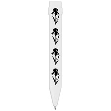 'Iris Flower Silhouette' Flat