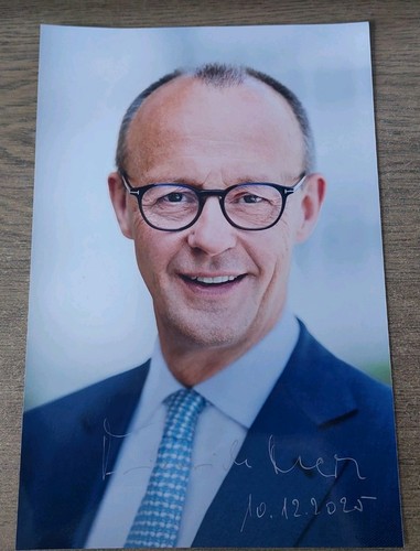 Friedrich merz autogramm - friedrich,
