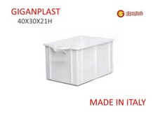CONTENITORE DIAMANT 40X30X21H SOVRAPP. PIZZA PANE PASTICCERIA LT.20 GIGANPLAST