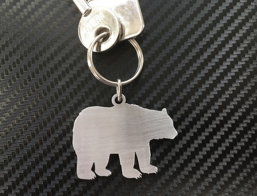 Orso portachiavi grizzly - portachiavi,