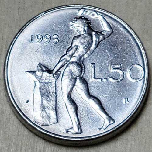 Italy lire 1993 coin - -,