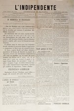 Giornale di Savona - L'Indipendente N. 29 - 1895 Boselli giudicato da Crispi