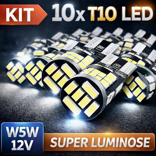 10x lampadine led - led, w5w