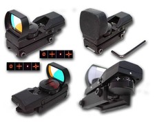 MIRINO RED GREEN DOT ASG SOFTAIR REFLEX CON LENTI OLOGRAFICO FULL METAL