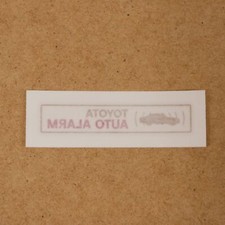 Adesivo originale Toyota