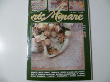 RIVISTA RICAMARE GENNAIO 2003 RICAMO UNCINETTO PUNTO CROCE  + INSERTI SCHEMI