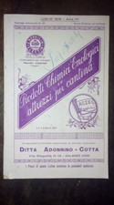 Catalogo Adonnino- Cotta prodotti chimici enologici attrezzi cantina 1929 vino