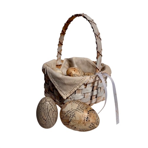 Uova decoupage primitive in - uova,