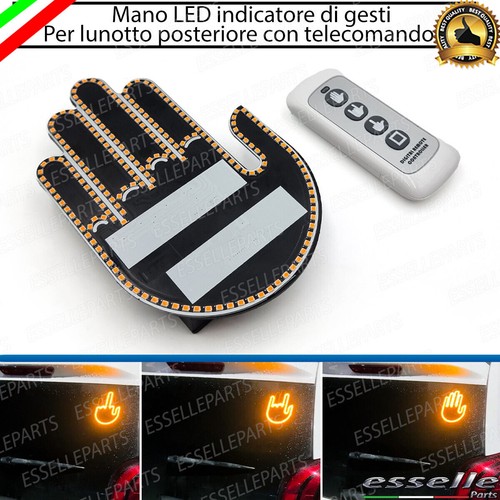 Mano led gesti corna dito - led,