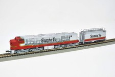 Turbina a gas scala N e tender Santa Fe "Warbonnet" cabina #9550 solo DC