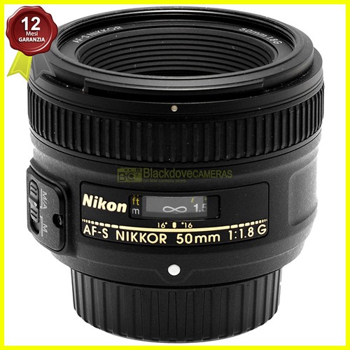 Nikon nikkor 50mm - af-s, f/1.8