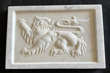 Stemma Leone in marmo di