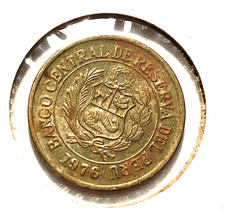 1976 Peru 1/2 Sol de oro Brass