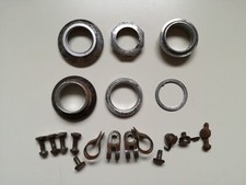 "LEGNANO" RICAMBI ORIGINALI ANNI '50 PER BICICLETTE D'EPOCA - LOTTO PEZZI VARI