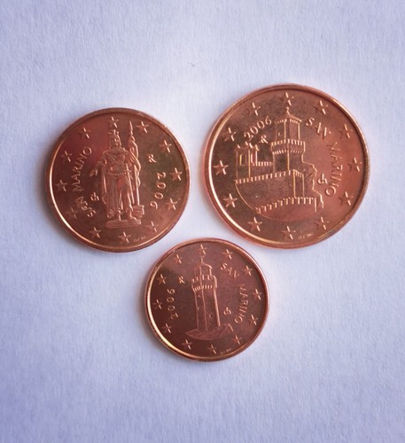 San marino monete coins - 1, 2