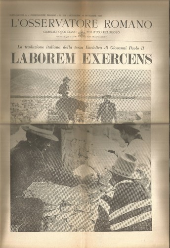 Laborem exercens la - exercens, :