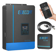 EDECOA Solar Inverter Ibrido 24V 3000W 4000W 48V 6200W 220V MPPT 80A 110A WIFI