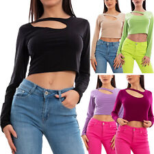 Crop top donna maglietta